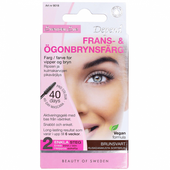 Depend Everyday Eye Lash & Eyebrow Colour - Brown Black