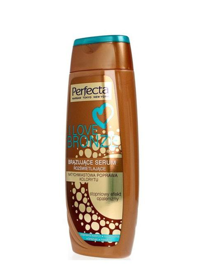 PERFECTA I Love Bronze bronzers illuminating serum for each skin 250ml