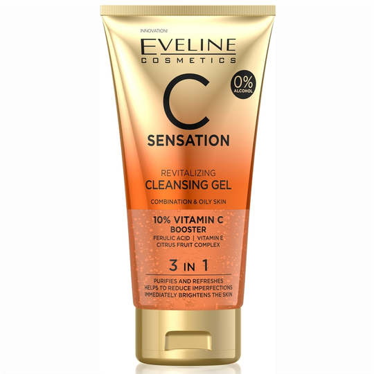 Eveline C Sensation Cleansing Wash Gel 3in1