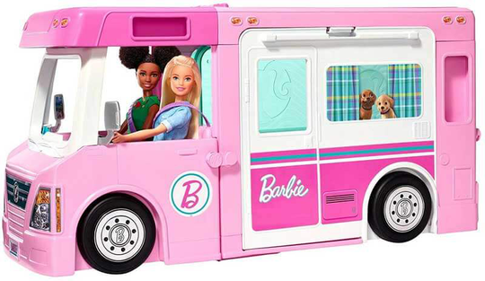 Barbie Husbil Dream Camper med båt