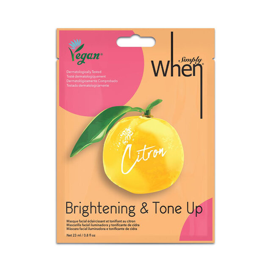 Vegan Citron Brightening & Tone Up Mask