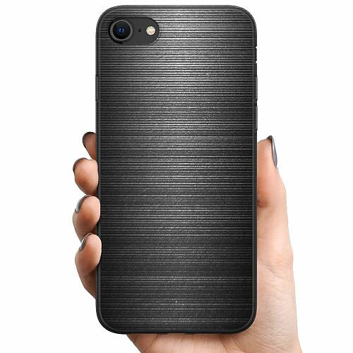 iPhone 8 TPU Mobilskal Brushed Metal