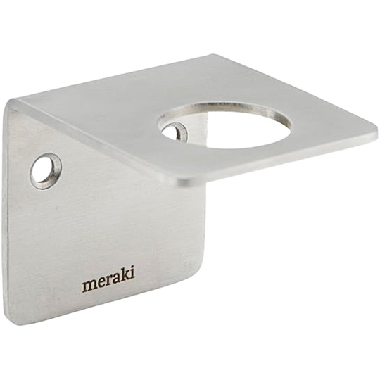 Wall Bracket Brushed Silver Finish, Meraki Badtillbehör