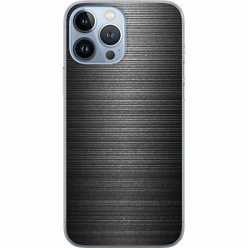 iPhone 13 Pro Max Mjukt skal - Brushed Metal