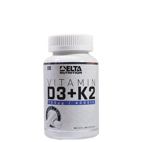 Vitamin D3 + K2, 90 caps