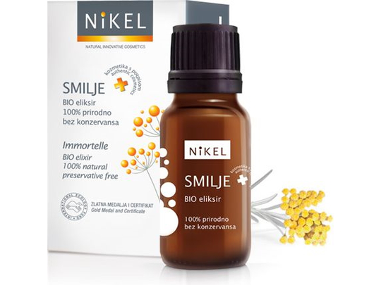 Nikel Antioxidant elixir 100% natural with Immortelle flower extract, 10ml