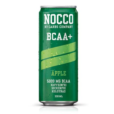 NOCCO BCAA+ Äpple 330ml Sockerfri