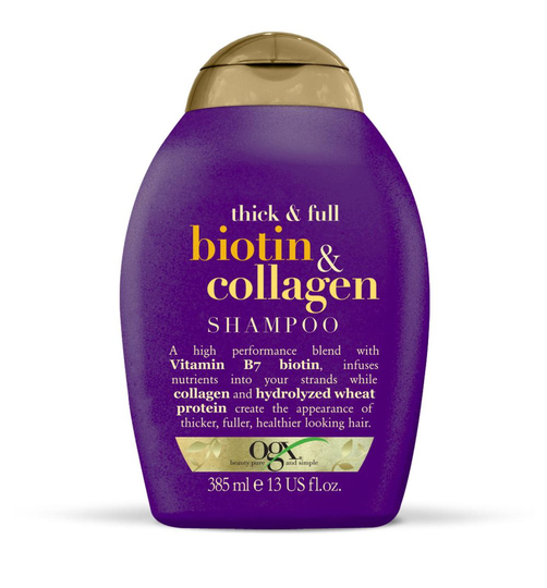 Organix Shampoo med biotin schampo ger volym och kollagen är en Biotin hår & Collagen 385ml