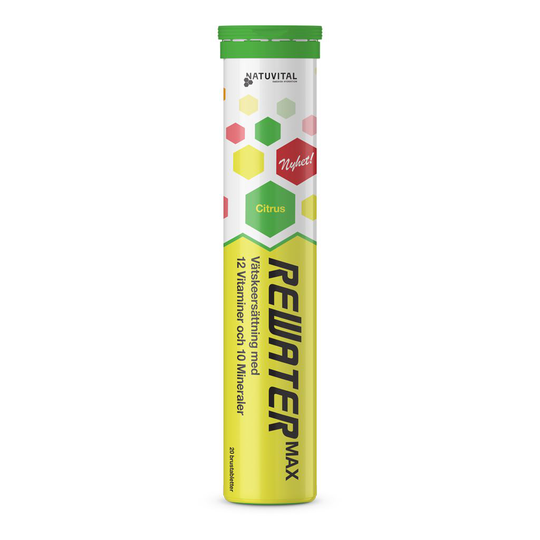 Natuvital Rewater Max Citrus 20 brustabletter