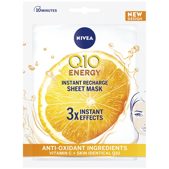 Q10 Energy Sheet Mask, Nivea Ansiktsmask