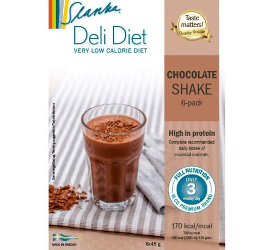 Slanka Choklad Shake 6-pack. Viktnedgång Banta