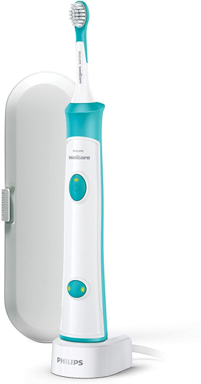 Elektrisk tandborste PHILIPS Sonicare For Kids HX6321/04, 62.000 rörelser/min, 1 program, 1 ände, blå