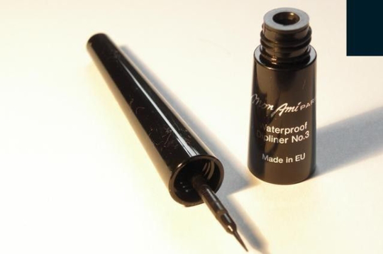 Mon Ami Inkwell for the eyes with brush No. 03 black