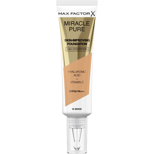 Max Factor Miracle Pure Skin-Improving Foundation 55 Beige