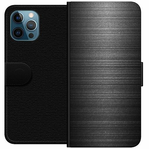 iPhone 12 Pro Max Plånboksfodral Brushed Metal