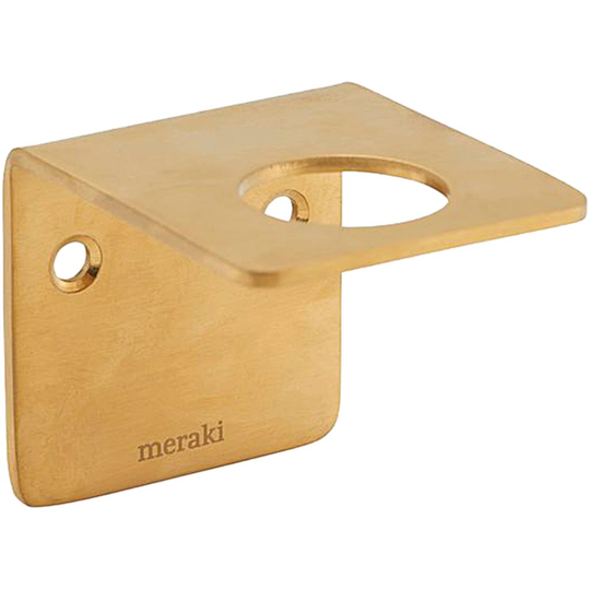 Wall Bracket Brushed Brass Finish, Meraki Dusch & Bad