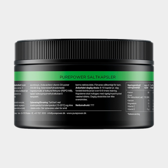 Salttabletter PurePower Salt, 90 kapslar