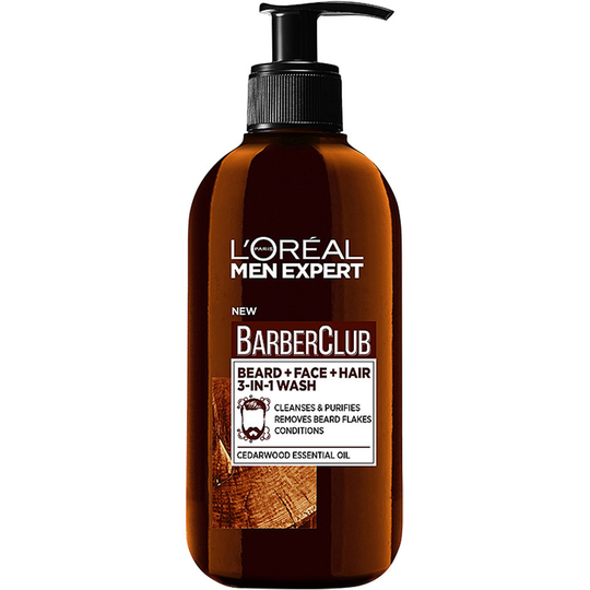 L'Oréal Paris Men Expert Barber Club Wash, 200 ml L'Oréal Paris Skäggschampo & Skäggbalsam