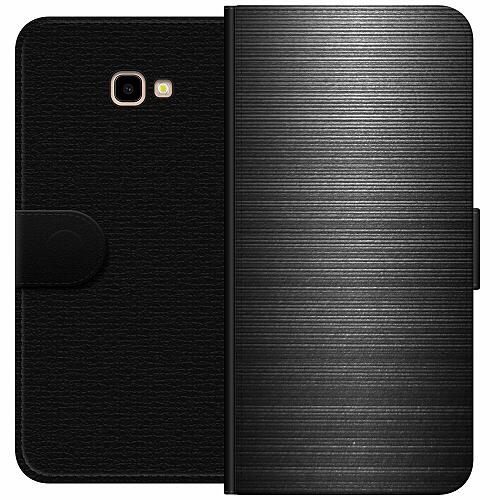 Samsung Galaxy J4+ Plånboksfodral Brushed Metal