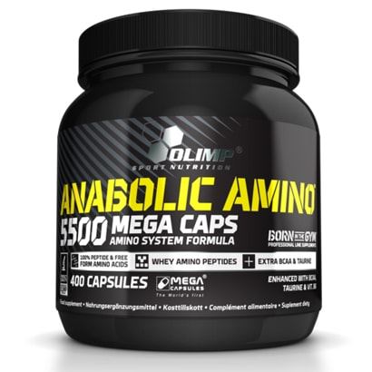 Olimp Anabolic Amino 5500 Mega caps, 400 caps, Aminosyror