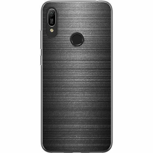 Huawei Y6 2019 Genomskinligt Skal Brushed Metal