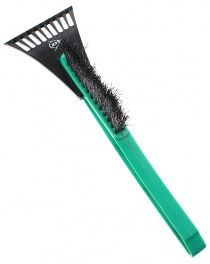 iskrabba med borste grön/svart 31 cm