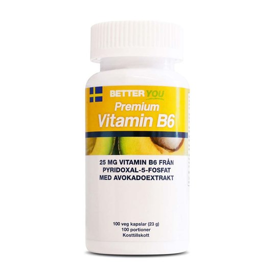 Premium Vitamin B6, 100 caps , Vitaminer