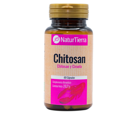 Kosttillskott Naturtierra Plommon Chitosan (60 uds)