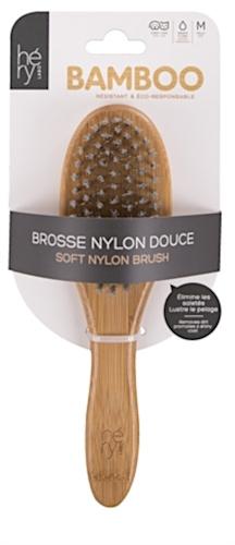 borste bambu/nylon naturlig