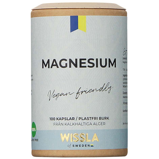 Magnesium, 100 kapslar Wissla of Sweden Kosttillskott