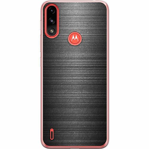 Motorola Moto E7 Power Mjukt skal - Brushed Metal