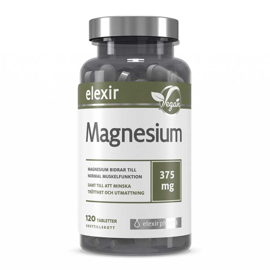 Magnesium, 375 mg, Mineraler