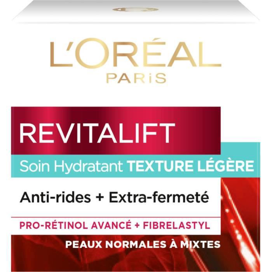 L'ORÉAL Paris Revitalift Moisturizing Day Cream Anti Wrinkle Firming Light Texture - 50ml