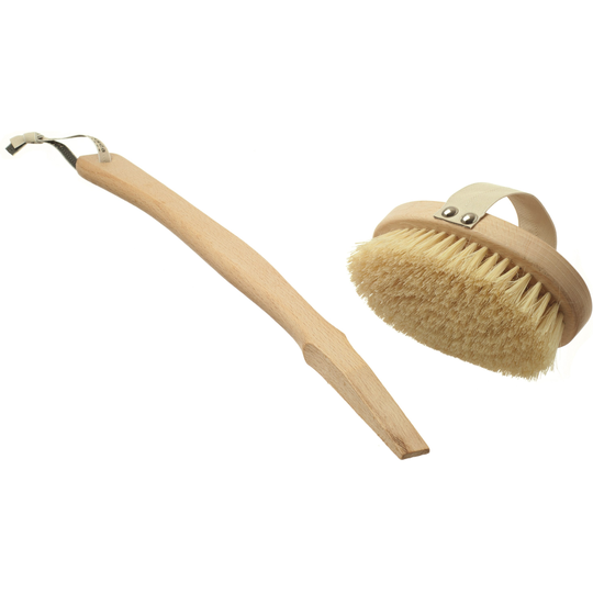 Hydréa London Dry Skin Body Brush with Cactus Bristles