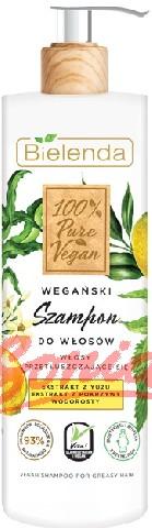 Bielenda 100% Pure Vegan vegan schampo för fett hår 400g