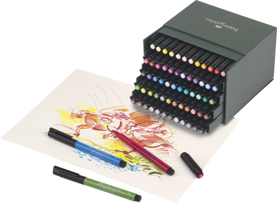 Soft Brush Pen Pitt Artist Studioetui 60-pack Faber-Castell