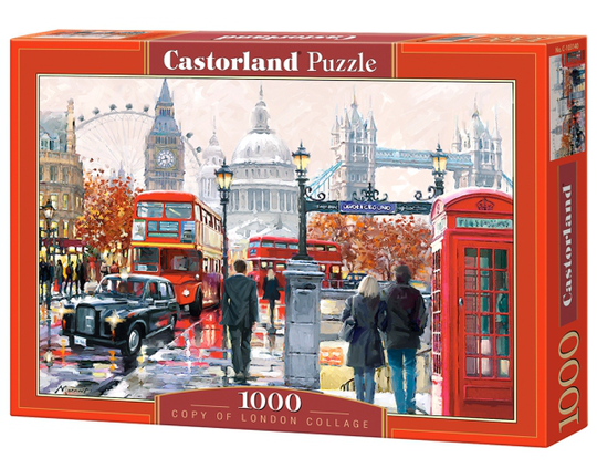 Castorland London Collage 1000 pcs, Pussel, 1000 styck, Stad, Barn och vuxna, 9 År
