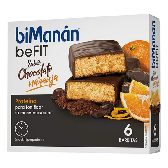 Energi bar Bimanan Be Fit Orange Choklad (6 pcs)