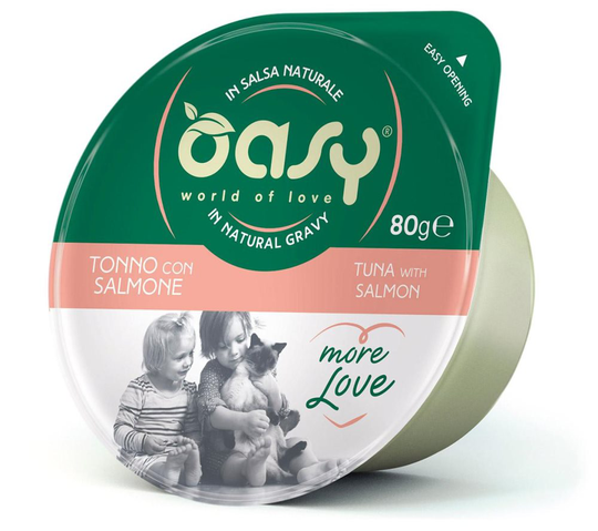 OASY MORE LOVE Cup tuna with salmon 70 g