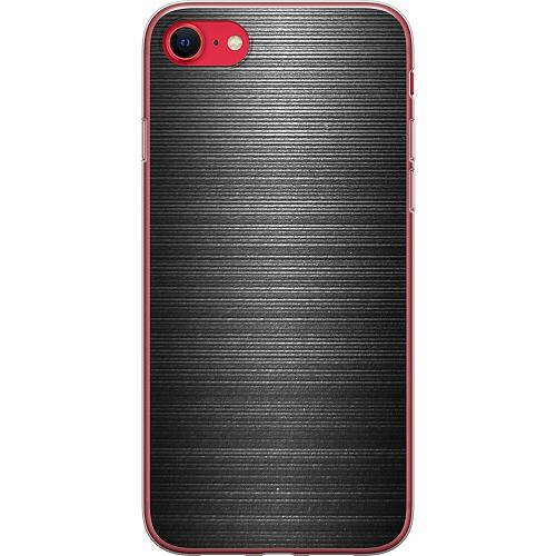 iPhone 8 Genomskinligt Skal Brushed Metal