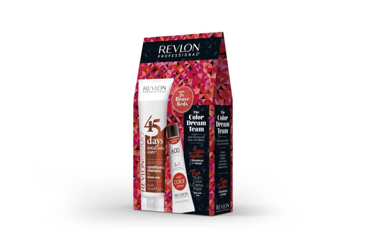 Revlon Color Dream Team Shampoo 45 Days + Nutri Color Creams The Brave Reds 600