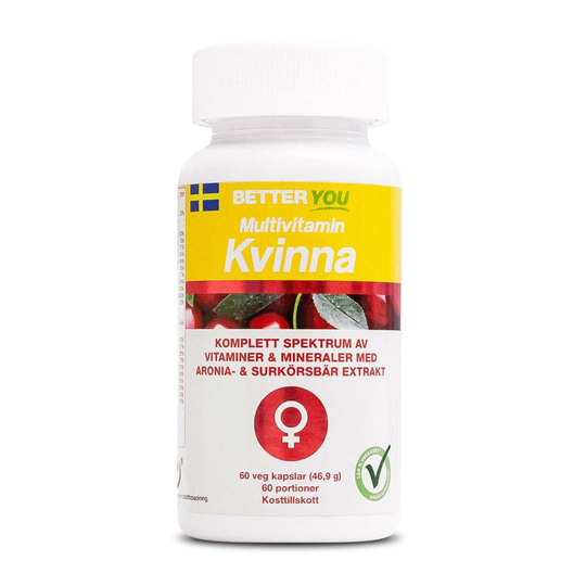 Multivitamin Kvinna, 60 caps, Vitaminer