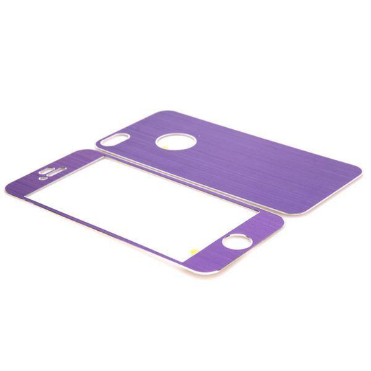 Brushed Aluminium (Lila) iPhone 5 Skal