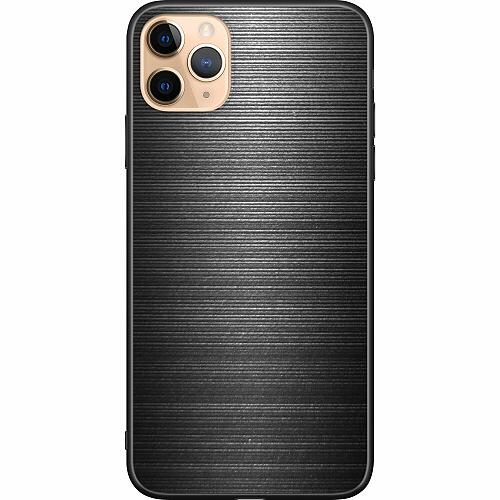 iPhone 11 Pro Max Svart Skal Brushed Metal