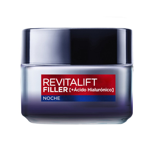 Nattkräm L'Oreal Make Up Revitalift Filler Med hyaluronsyra (50 ml)