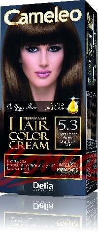 Delia Cosmetics Cameleo HCC permanent paint Omega + No. 5.3 Light Golden Brown 1op.