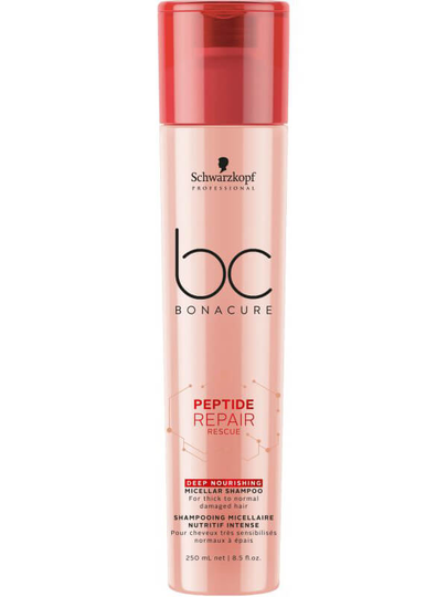 Schwarzkopf Professional BC Peptide Repair Rescue Nourish Shampoo (250ml)
