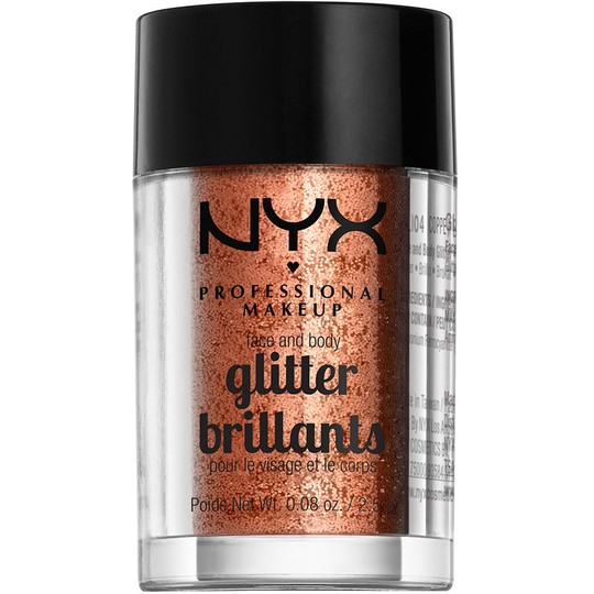 NYX PROFESSIONAL MAKEUP Face & Body Glitter Copper