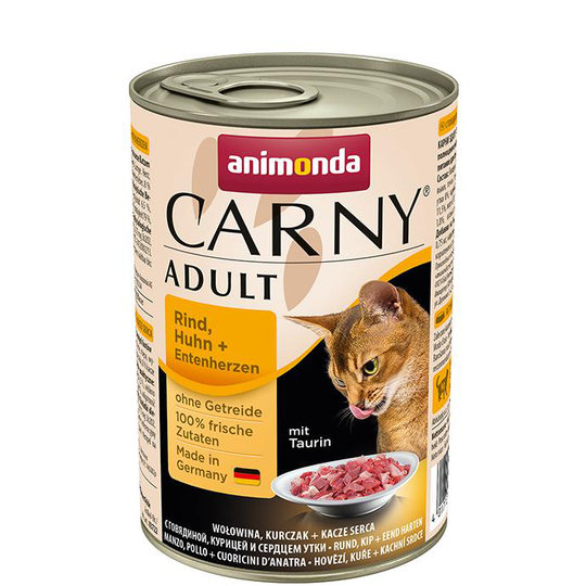 Carny Adult ANIMONDA can beef chicken duck heart 400g