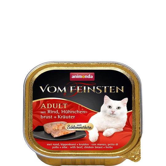 ANIMONDA Vom Feinsten Gourmet Center with beef and chicken breast 100g + herbs